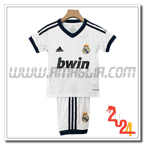 Maglia Retro Real Madrid Bambino Prima 2012/2013