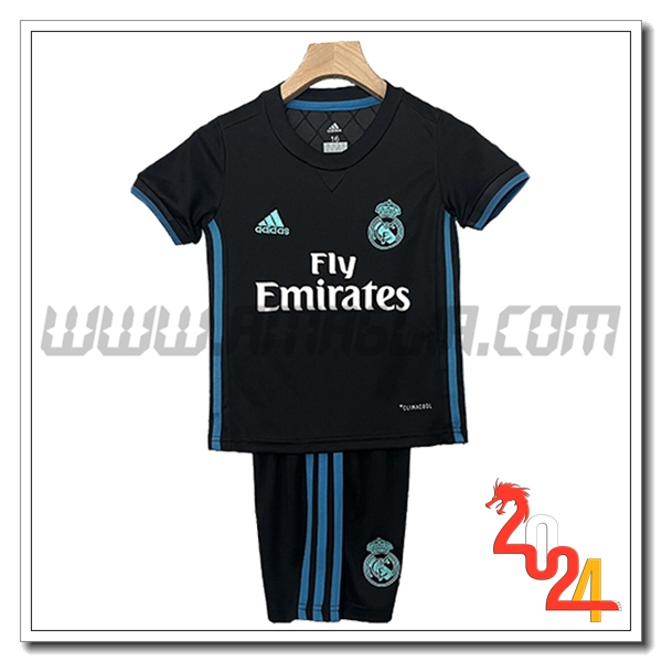 Maglia Retro Real Madrid Bambino Seconda 2017/2018
