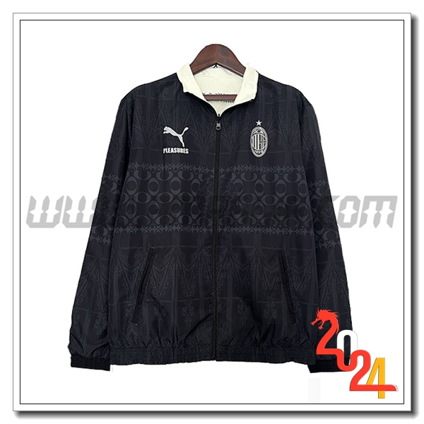 Giacca A Vento AC Milan Nero 2024 2025