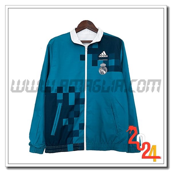 Giacca A Vento Real Madrid Blu 2024 2025