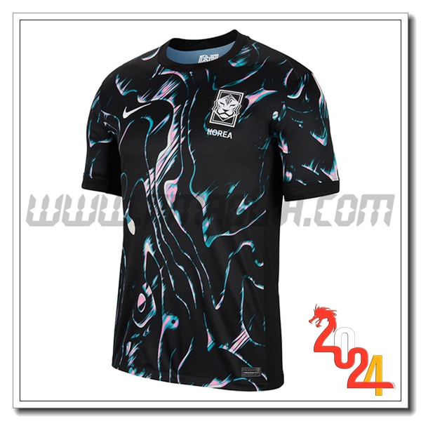 Maglia Squadra Corea del Sud Seconda Nero 2024 2025