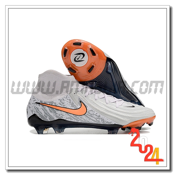 Nike Scarpe Da Calcio Phantom Luna Elite NU FG Bianco/Arancia/Grigio