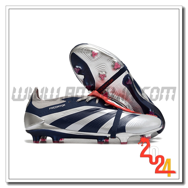 Adidas Scarpe Da Calcio Predator Elite Tongue FG Grigio/Nero