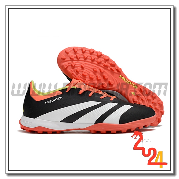 Adidas Scarpe Da Calcio PREDATOR 24 ELITE TF BOOTS Bianco/Nero/Arancia