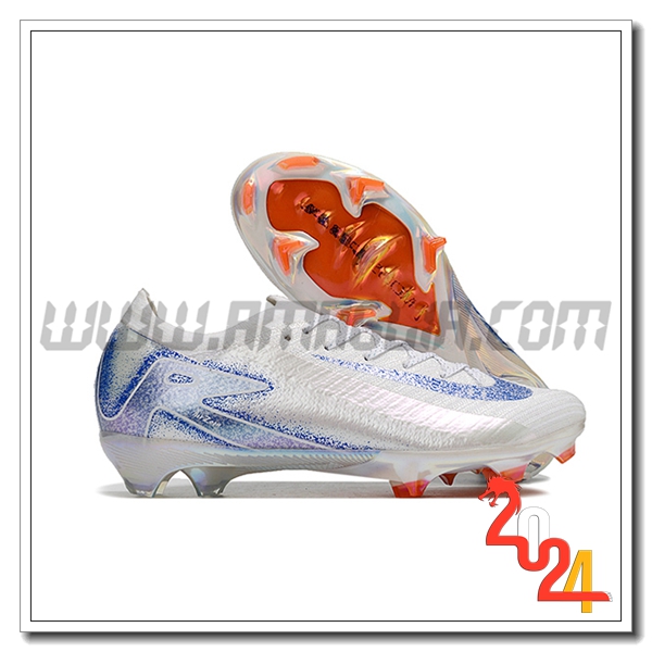 Nike Scarpe Da Calcio AIR Zoom Mercurial Vapor 16 Elite XXV FG Bianco/Blu -02