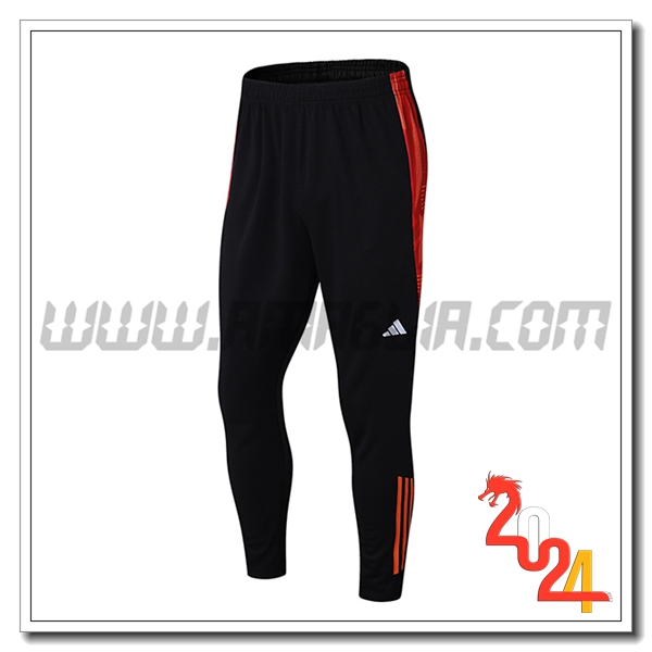 Pantaloni Da Allenamento Adidas Nero/Rosso 2024 2025