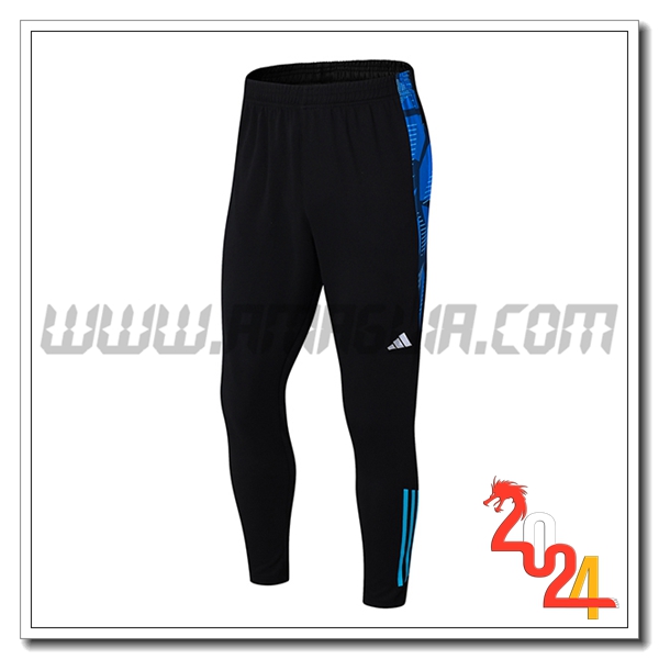 Pantaloni Da Allenamento Adidas Nero/Blu 2024 2025