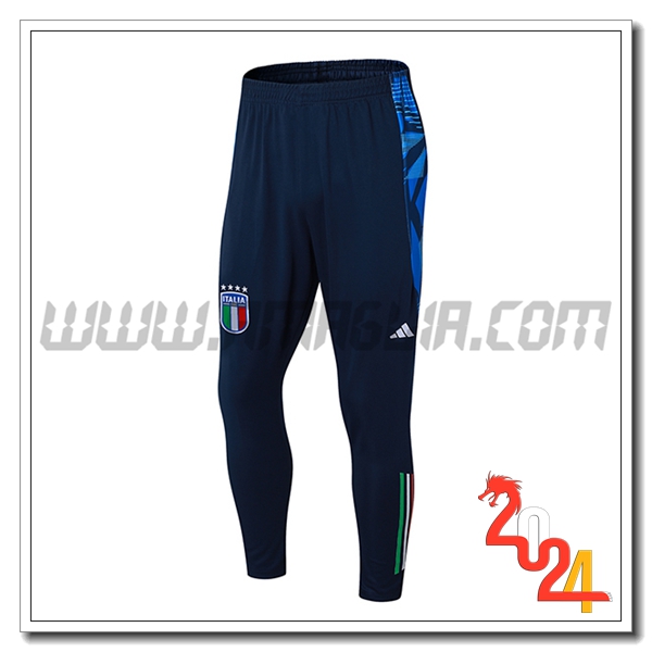 Pantaloni Da Allenamento Italia Blu 2024 2025