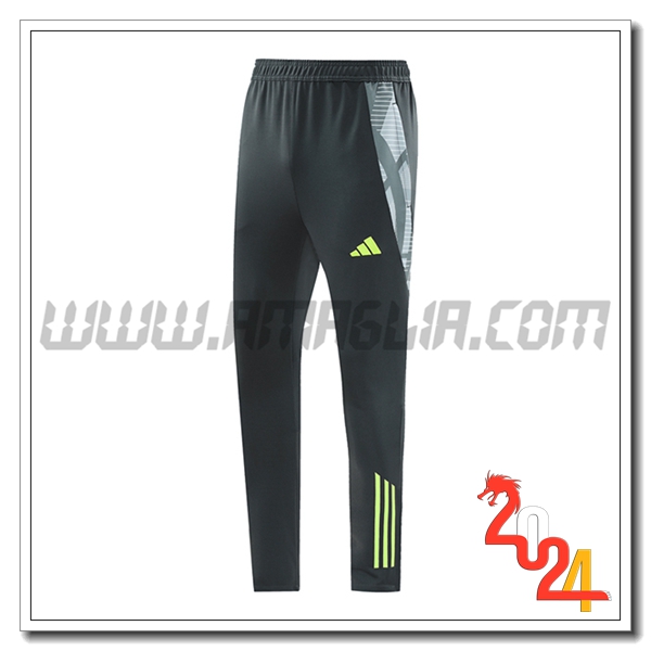 Pantaloni Da Allenamento Adidas Grigio/Verde 2024 2025