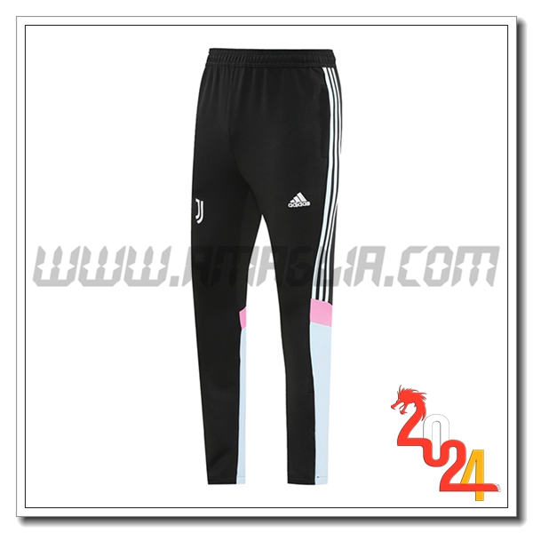 Pantaloni Da Allenamento Juventus Grigio/Nero/Rosa 2024 2025