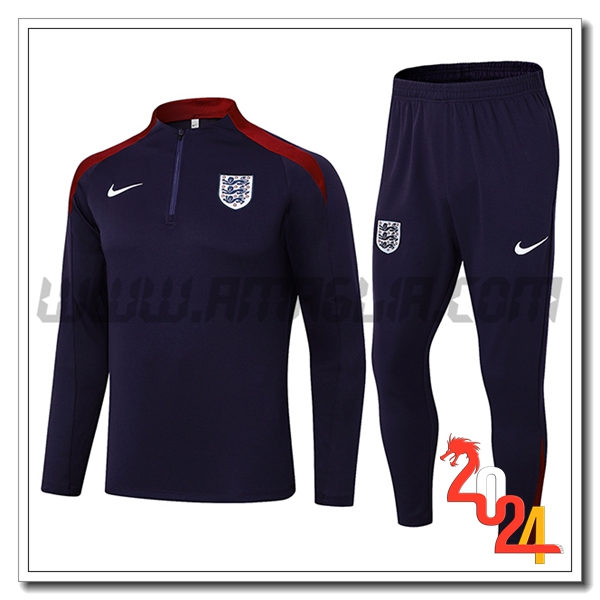 Tuta Allenamento Inghilterra Viola/Rosso 2024 2025