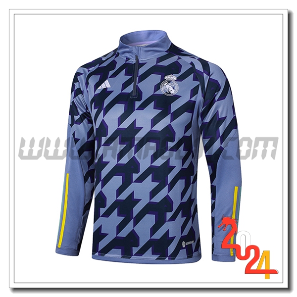 Felpa Allenamento Real Madrid Viola/Nero 2024 2025