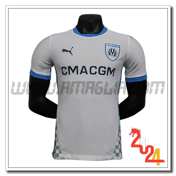 Marsiglia OM Prima Maglia Calcio 2024 2025 Bianco