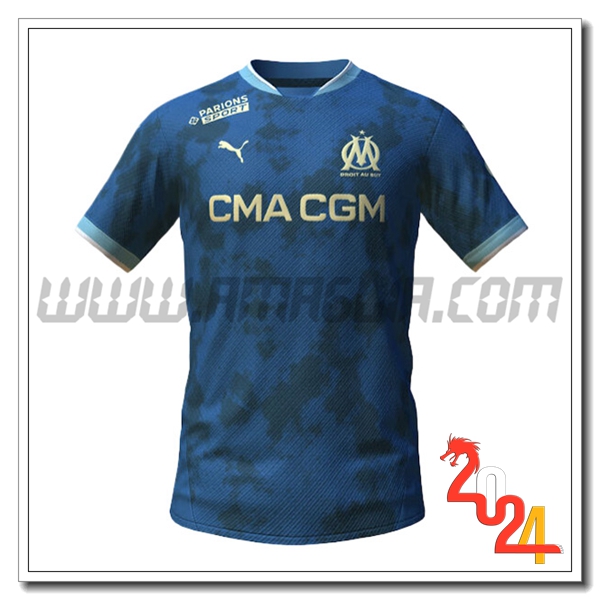 Marsiglia OM Seconda Maglia Calcio 2024 2025 Verde