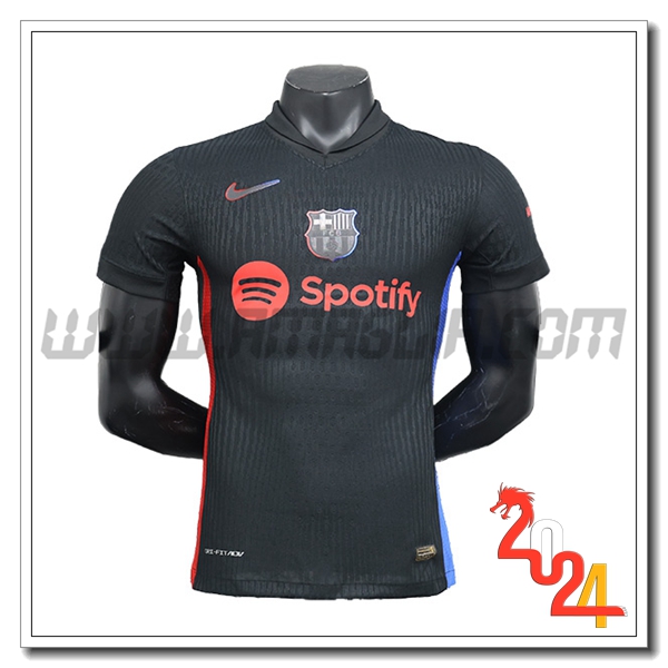 FC Barcellona Seconda Maglia Calcio 2024 2025 Nero