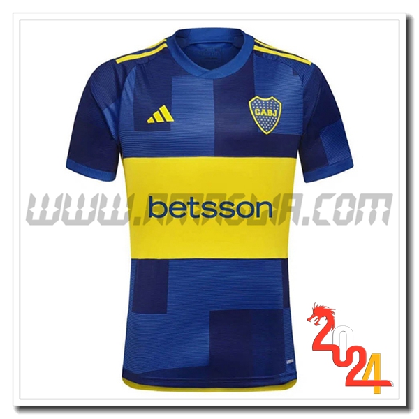 Boca Juniors Prima Maglia Calcio 2024 2025 Giallo Blu