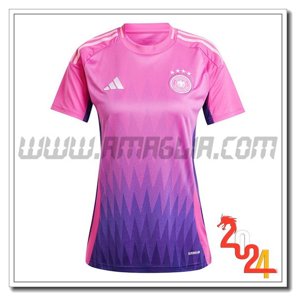 Seconda Maglia Calcio Germania Donne 2024 2025 Rosa