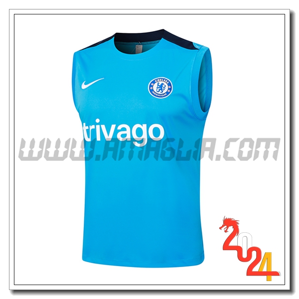 Canotta Allenamento FC Chelsea Blu 2024 2025