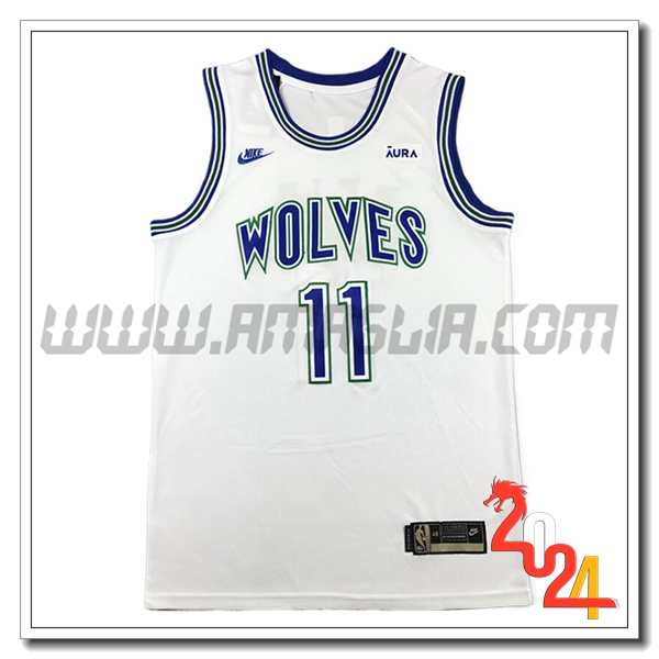 Maglia Minnesota Timberwolves (REID #11) 2024/25 Bianco/Blu -02
