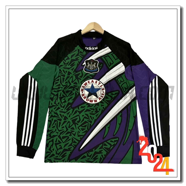Maglia Retro Newcastle United Maniche lunghe Viola 1995/1996