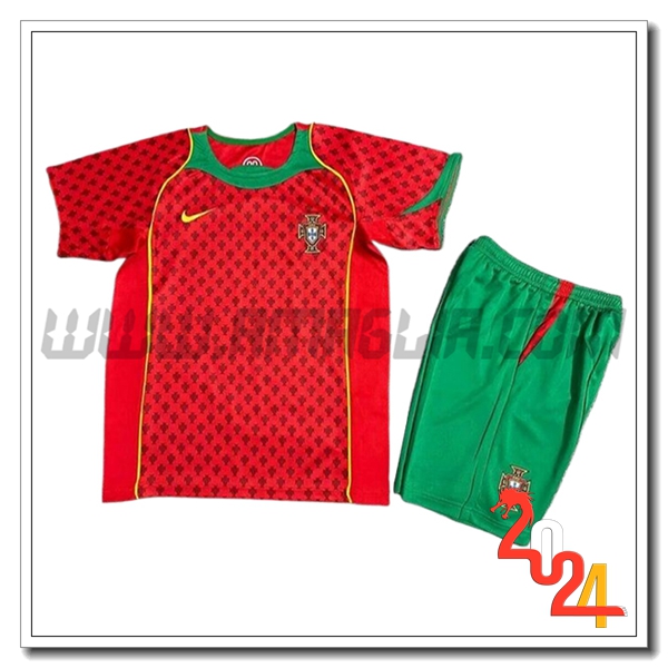 Maglia Retro Portogallo Bambino Prima 2004