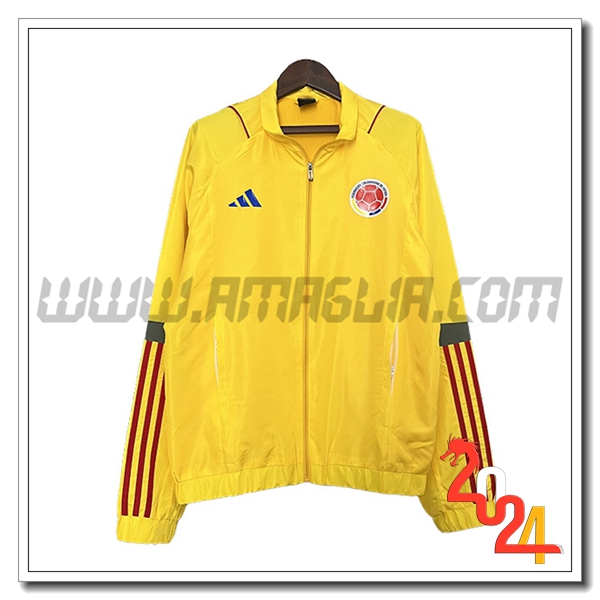 Giacca A Vento Colombia Giallo/Rosso 2024 2025