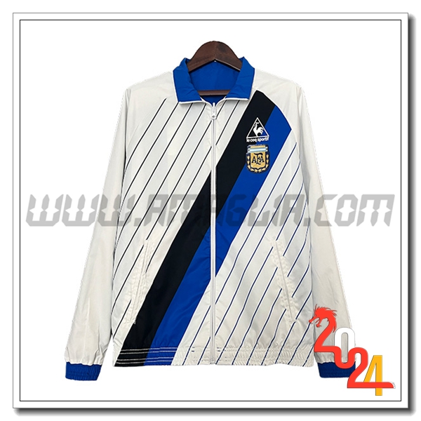 Giacca A Vento Argentina Bianco/Nero/Blu 2024 2025