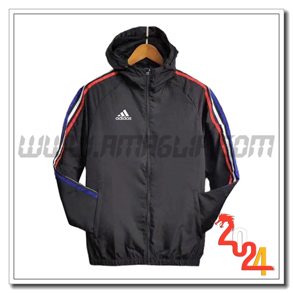 Giacca A Vento Adidas Nero 2024 2025