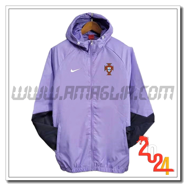 Giacca A Vento Portogallo viola/Nero 2024 2025