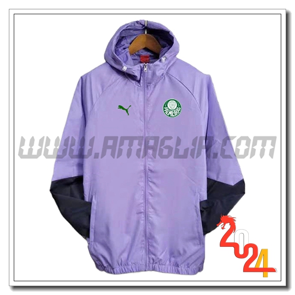 Giacca A Vento Palmeiras viola/Nero 2024 2025
