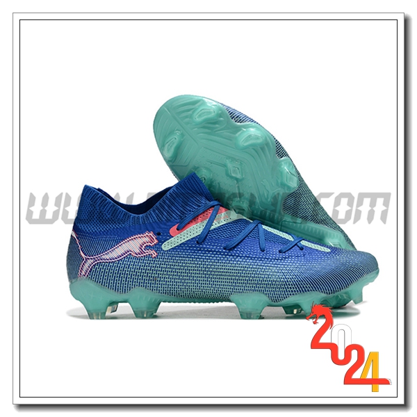 PUMA Scarpe Da Calcio FUTURE 7 ULTIMATE FG/AG Blu/Verde