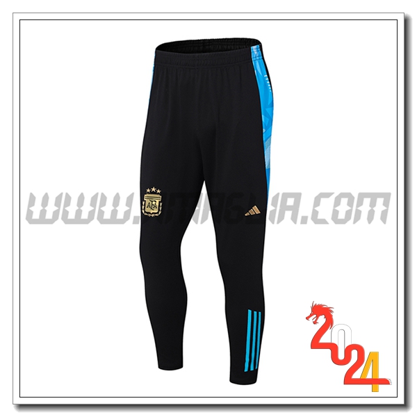 Pantaloni Allenamento Argentina Nero/Blu 2024 2025
