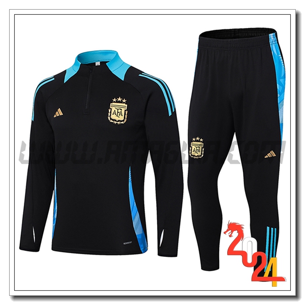Tuta Allenamento Argentina Nero/Blu 2024 2025