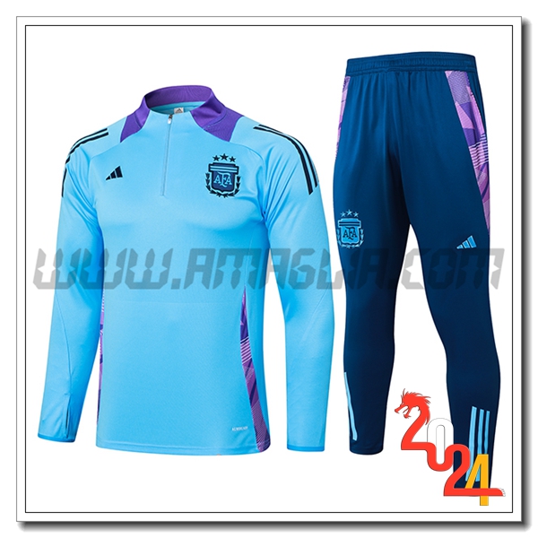 Tuta Allenamento Argentina Blu/viola 2024 2025