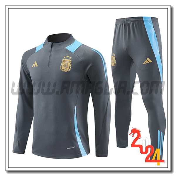Tuta Allenamento Argentina Grigio/Blu 2024 2025