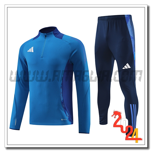 Tuta Allenamento Adidas Blu 2024 2025 -03