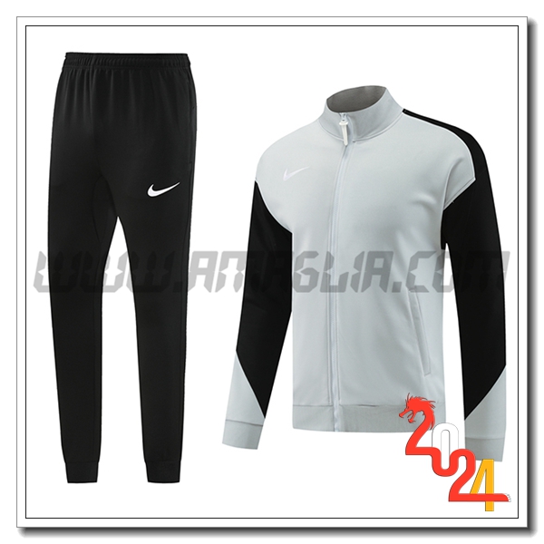 Tuta Allenamento Giacca Nike Grigio/Nero 2024 2025