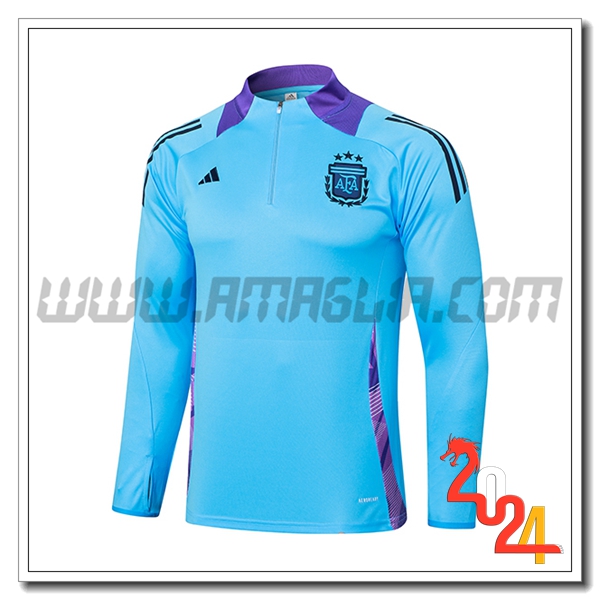 Felpa Allenamento Argentina Blu/viola 2024 2025