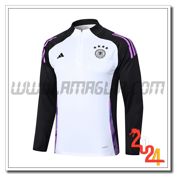 Felpa Allenamento Germania Bianco/viola/Nero 2024 2025