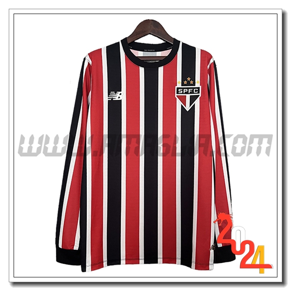 Maglia Calcio Sao Paulo FC Maniche lunghe Seconda 2024 2025