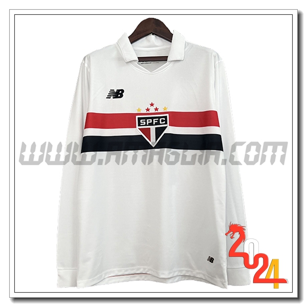 Maglia Calcio Sao Paulo FC Maniche lunghe Prima 2024 2025