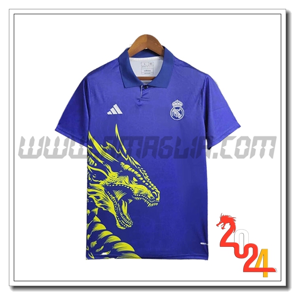 Maglia Calcio Real Madrid Edizione speciale 2024 2025 Blu