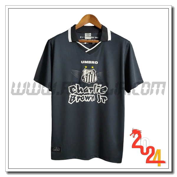 Maglia Calcio Santos FC Edizione speciale 2024 2025 Nero