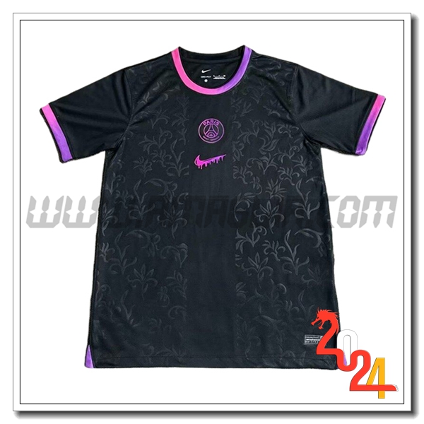 Maglia Calcio PSG Edizione speciale 2024 2025 Nero