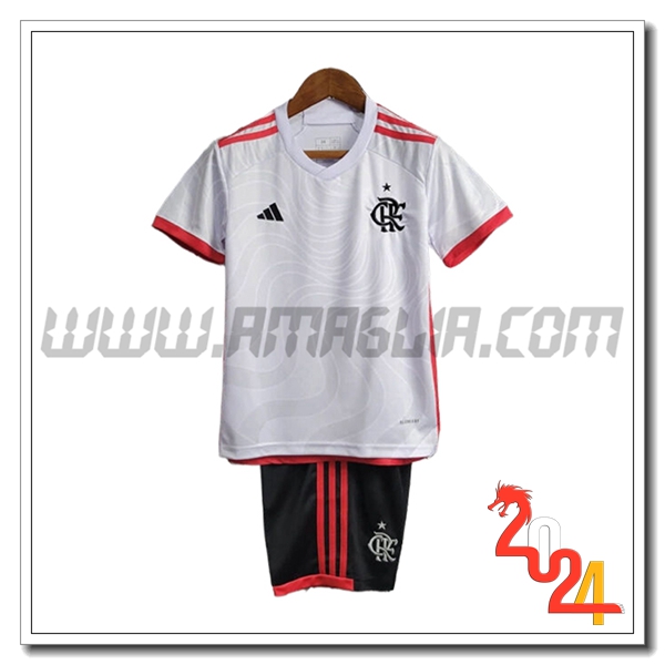 Kit Maglia Flamengo Bambino Seconda 2024 2025