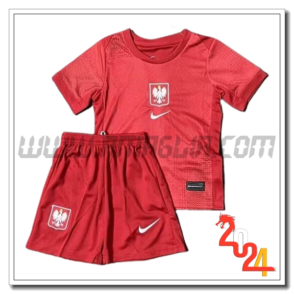 Kit Maglia Polonia Bambino Seconda 2024 2025