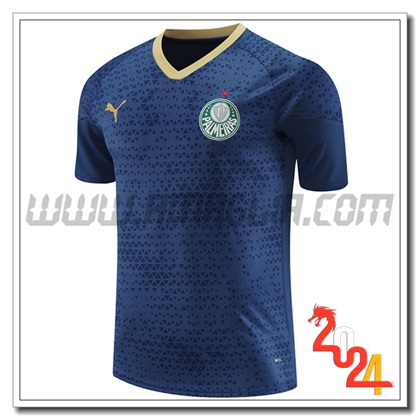 T Shirt Allenamento Palmeiras blu navy 2024 2025