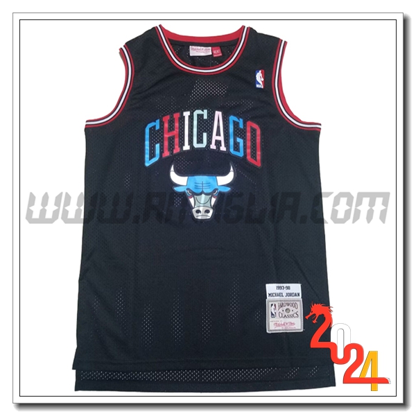 Maglia Chicago Bulls (JORDAN #23) 2024/25 Nero -02