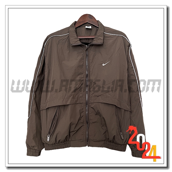 Giacca A Vento Nike Marrone 2024 2025