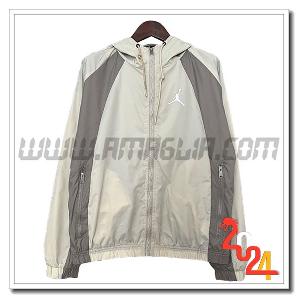 Giacca A Vento Jordan Beige/Grigio 2024 2025